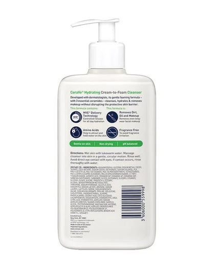Hydrating Cream-to-Foam Cleanser 237ml